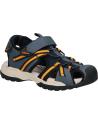 Woman and girl and boy Sandals GEOX J450RB 014ME J BOREALIS  C0659 NAVY-ORANGE