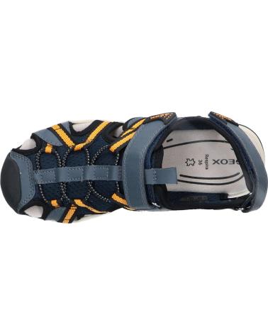 Woman and girl and boy Sandals GEOX J450RB 014ME J BOREALIS  C0659 NAVY-ORANGE
