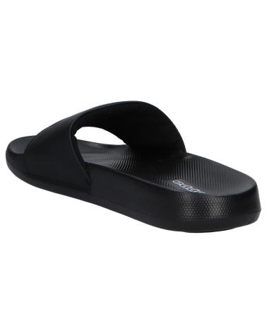 Man and Woman and girl and boy Flip flops KAPPA 371W3GW LOGO STEEVE  A0B - BLACK-WHITE