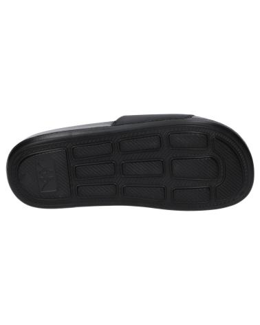 Man and Woman and girl and boy Flip flops KAPPA 371W3GW LOGO STEEVE  A0B - BLACK-WHITE