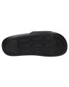 Man and Woman and girl and boy Flip flops KAPPA 371W3GW LOGO STEEVE  A0B - BLACK-WHITE