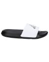 Man and Woman and girl and boy Flip flops KAPPA 371W3GW LOGO STEEVE  A0J - WHITE-BLACK
