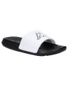 Man and Woman and girl and boy Flip flops KAPPA 371W3GW LOGO STEEVE  A0J - WHITE-BLACK