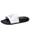 Man and Woman and girl and boy Flip flops KAPPA 371W3GW LOGO STEEVE  A0J - WHITE-BLACK