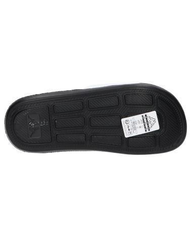 Man and Woman and girl and boy Flip flops KAPPA 371W3GW LOGO STEEVE  A0J - WHITE-BLACK