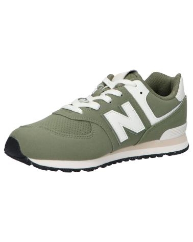 Woman and girl and boy Trainers NEW BALANCE GC574GCE GC574V1  DARK OLIVINE