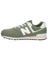 Woman and girl and boy Trainers NEW BALANCE GC574GCE GC574V1  DARK OLIVINE