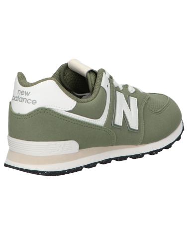 Woman and girl and boy Trainers NEW BALANCE GC574GCE GC574V1  DARK OLIVINE