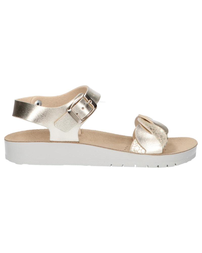 girl Sandals GEOX J55EAE 0BNBJ J S COSTAREI  C2010 PLATINUM