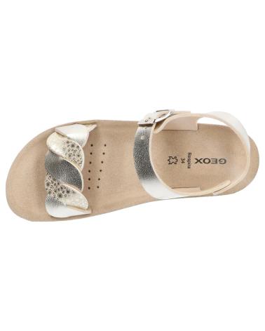 girl Sandals GEOX J55EAE 0BNBJ J S COSTAREI  C2010 PLATINUM