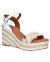 Elegante sandalen für damen POPA  für  051 BANDON CABRIOLA  BLANCO YUTE CA34002 001