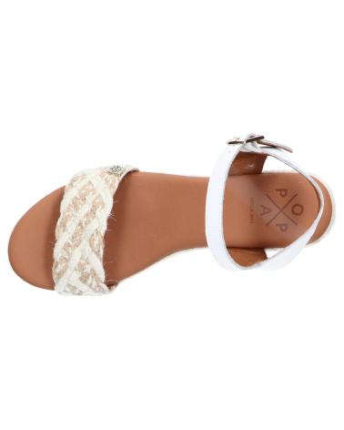 Elegante sandalen für damen POPA  für  051 BANDON CABRIOLA  BLANCO YUTE CA34002 001