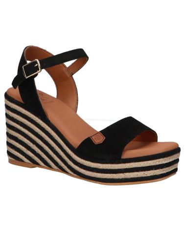 Elegante sandalen für damen POPA  für  051 CORAL SERRAJE  NEGRO SERRAJE CA34804 002