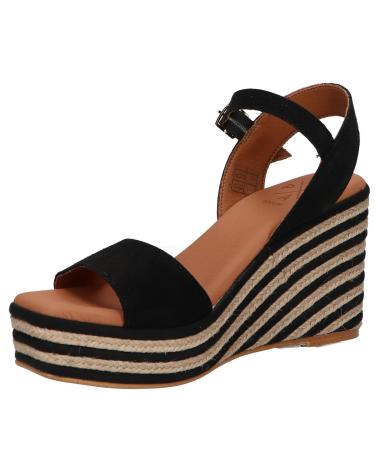 Elegante sandalen für damen POPA  für  051 CORAL SERRAJE  NEGRO SERRAJE CA34804 002