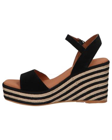 Elegante sandalen für damen POPA  für  051 CORAL SERRAJE  NEGRO SERRAJE CA34804 002