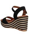 Elegante sandalen für damen POPA  für  051 CORAL SERRAJE  NEGRO SERRAJE CA34804 002