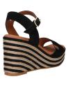 Elegante sandalen für damen POPA  für  051 CORAL SERRAJE  NEGRO SERRAJE CA34804 002