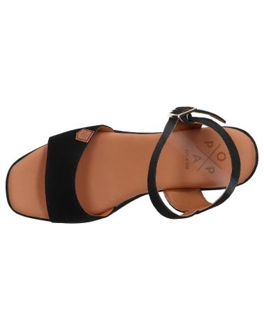 Elegante sandalen für damen POPA  für  051 CORAL SERRAJE  NEGRO SERRAJE CA34804 002