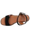 Elegante sandalen für damen POPA  für  051 CORAL SERRAJE  NEGRO SERRAJE CA34804 002