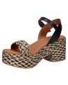 Elegante sandalen für damen POPA  für  051 ABAKA RUMA  NEGRO YUTE CT37102 002