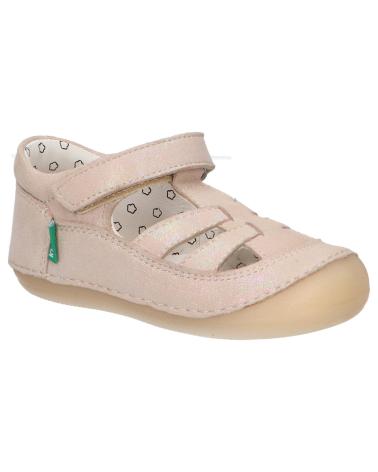 Elegante sandalen für mädchen KICKERS  für  1201853-10-0 SUSHY GOAT LEATHER  133 ROSE IRISE