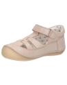 Elegante sandalen für mädchen KICKERS  für  1201853-10-0 SUSHY GOAT LEATHER  133 ROSE IRISE