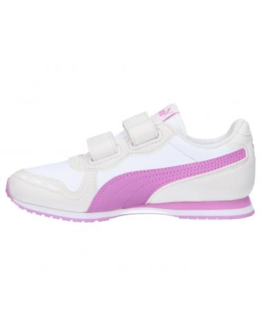 Zapatillas deporte PUMA  pour Fille et Garçon 383730 CABANA RACER SL 20 V PS  06 WHITE