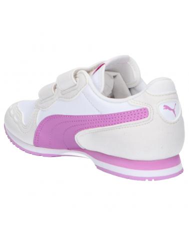 girl and boy sports shoes PUMA 383730 CABANA RACER SL 20 V PS  06 WHITE