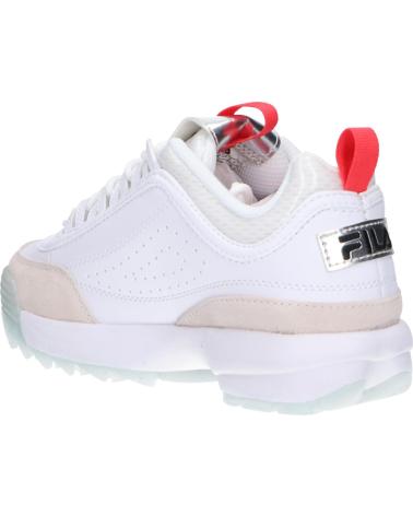 Zapatillas deporte FILA  de Mujer FFW0177 13070 DISRUPTOR  WHITE SILVER