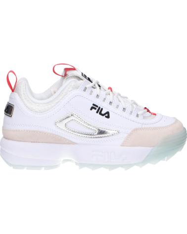 Zapatillas deporte FILA  de Mujer FFW0177 13070 DISRUPTOR  WHITE SILVER