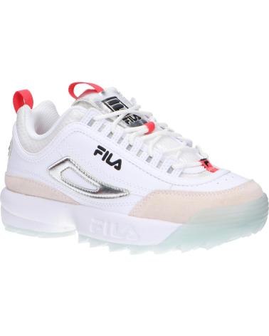 Zapatillas deporte FILA  de Mujer FFW0177 13070 DISRUPTOR  WHITE SILVER