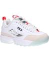 Zapatillas deporte FILA  de Mujer FFW0177 13070 DISRUPTOR  WHITE SILVER