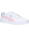 Woman and girl and boy sports shoes PUMA 386185 CARINA 2 0 JR  05 WHITE ALMOND