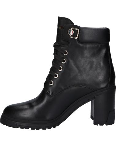 Botas TOMMY HILFIGER  de Mujer FW0FW06726 HEEL LACE UP BOOT  BDS BLACK
