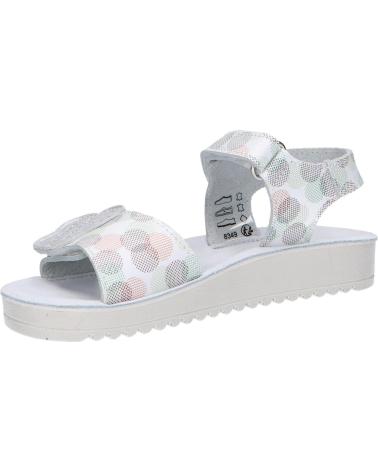 Sandales KICKERS  pour Fille 894890-30 ODYKICK  BLANC POIS MULTIC