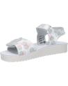 girl Sandals KICKERS 894890-30 ODYKICK  BLANC POIS MULTIC