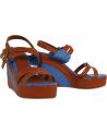 Woman Sandals Top Way B040860-B7200  CAMEL-BLUE