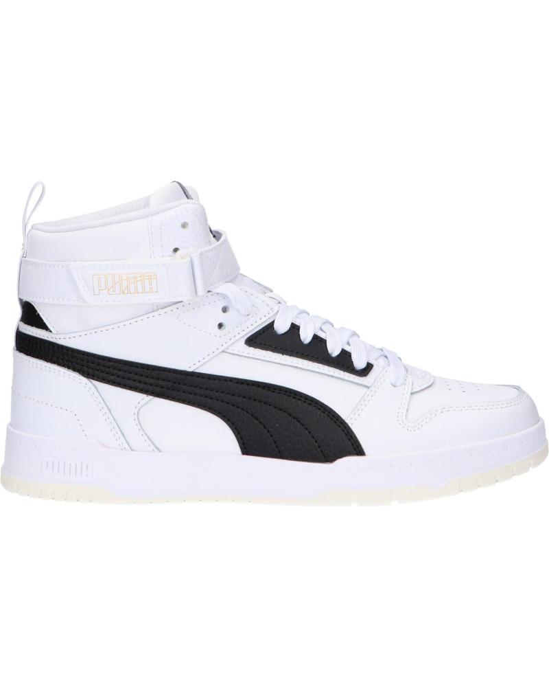 Woman and Man and girl and boy Trainers PUMA 385839 RBD GAME  01 WHITE BLACK