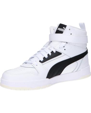 Woman and Man and girl and boy Trainers PUMA 385839 RBD GAME  01 WHITE BLACK