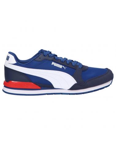 Woman and Man and girl and boy sports shoes PUMA 384857 ST RUNNER V3  11 BLAZING-BLUE
