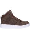 Woman and girl and boy Mid boots KAPPA 33142JW SEATTLE  A1F MID BROWN-GREY MD