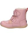 girl and boy boots KICKERS 909770-10 BAMAKRATCH CUIR  13 ROSE