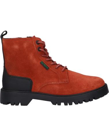 Woman boots KICKERS 911411-50 KICK DECKLOCK  173 ORANGE ROUILLE