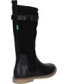 Boots KICKERS  für Mädchen 909820-30 TYOUBE COW  8 NOIR