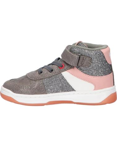 girl and boy Trainers KICKERS 910870-30 KICKALIEN SUEDE  123 GRIS ROSE A