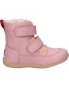 girl and boy boots KICKERS 909770-10 BAMAKRATCH CUIR  13 ROSE