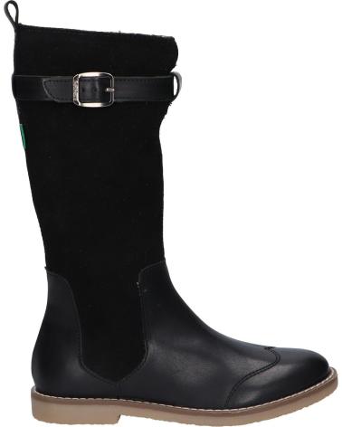 girl boots KICKERS 909820-30 TYOUBE COW  8 NOIR