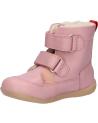 girl and boy boots KICKERS 909770-10 BAMAKRATCH CUIR  13 ROSE