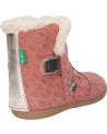 girl boots KICKERS 909740-10 SO WINDY NUBUCK  132 ROSE OR FANTAIS