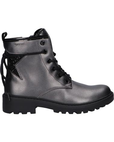 Bottes GEOX  pour Fille J9420G 0NFEW J CASEY  C0062 DK GREY-BLACK